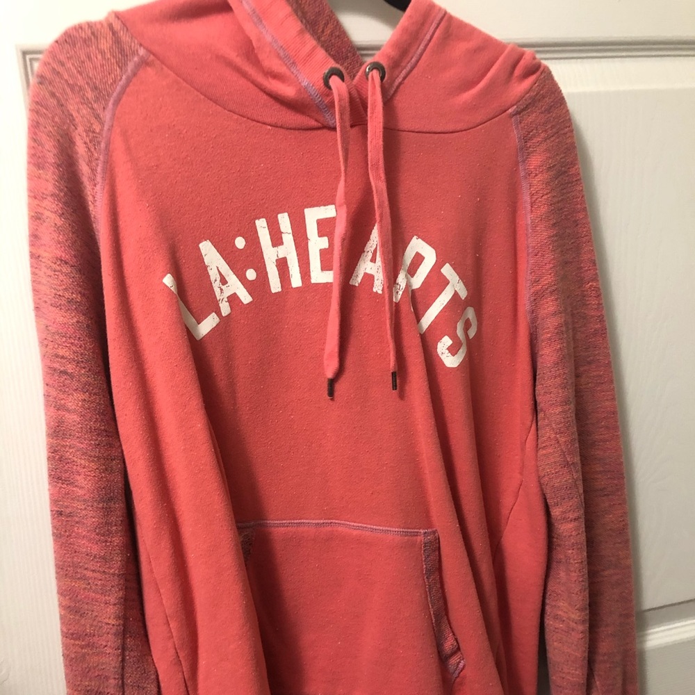 L. A. Hearts pink hoodie